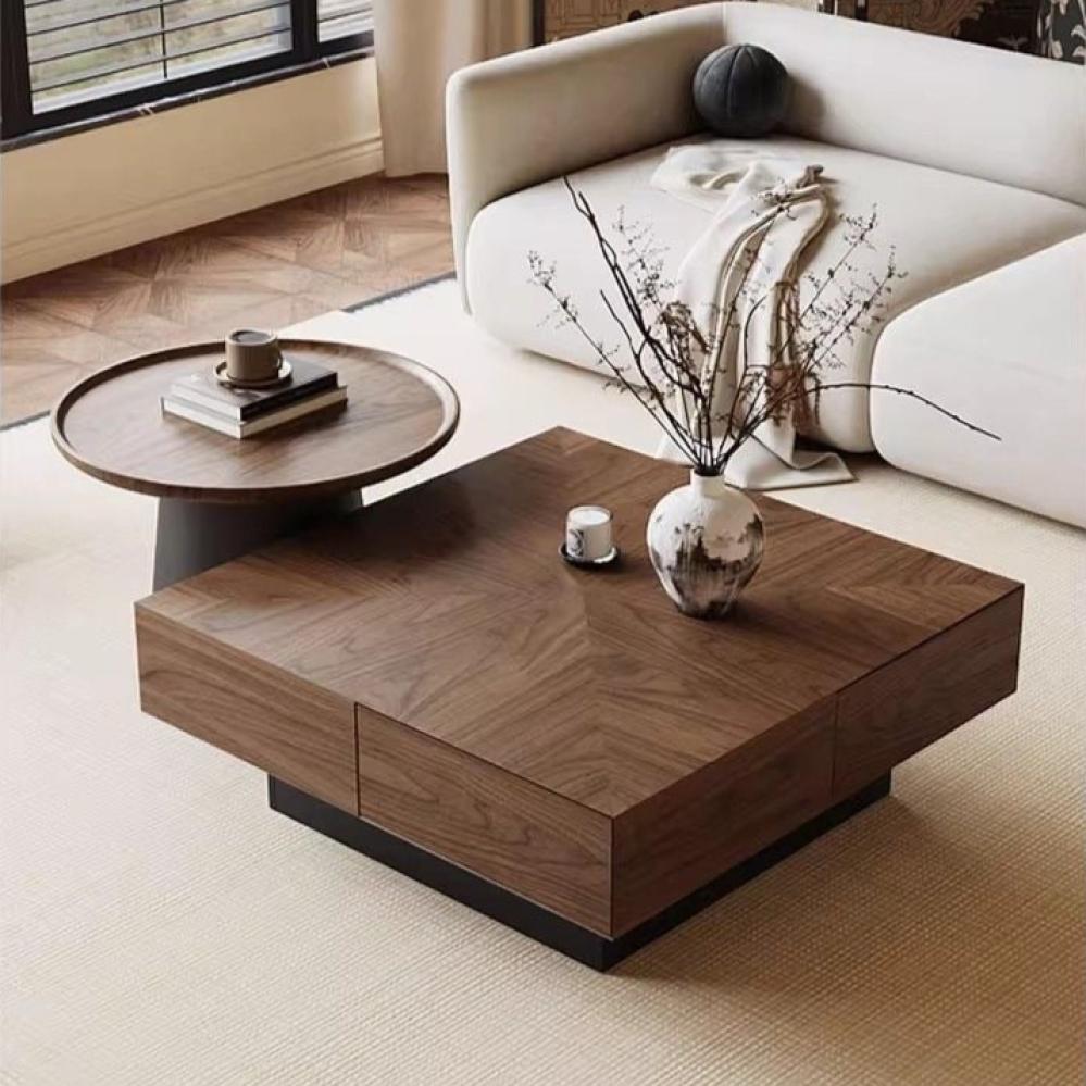 Premium Solid Wood Square Coffee Table
