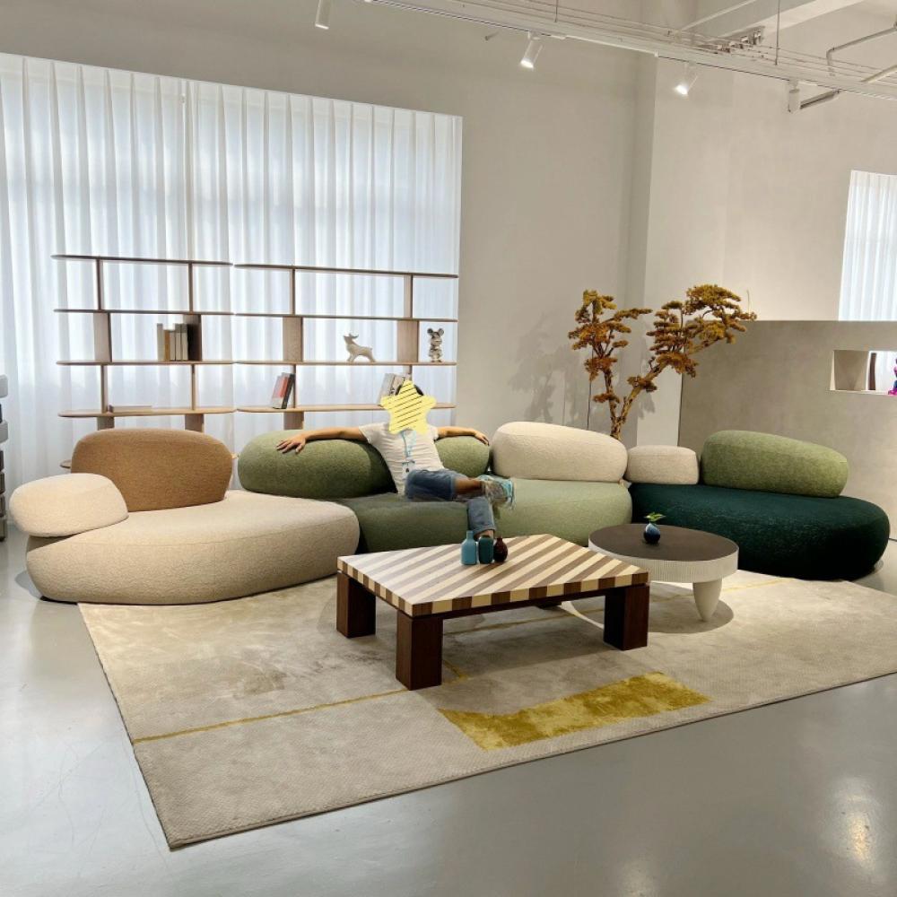 Nature-Inspired Sofa with Organic Design