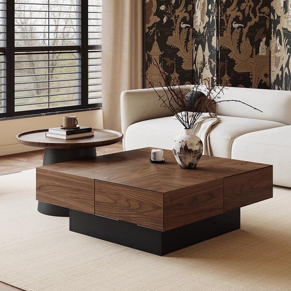 Premium Solid Wood Square Coffee Table