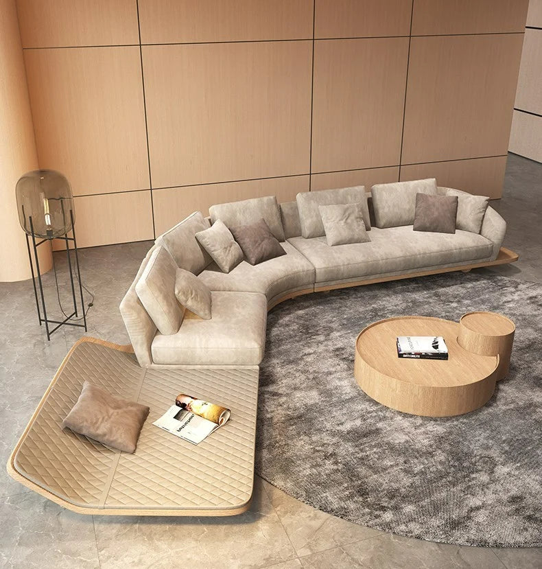 Curved Modular Sofa with a Unique Contemporary Design