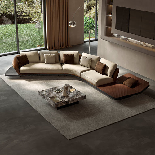 Curved Modular Sofa with a Unique Contemporary Design